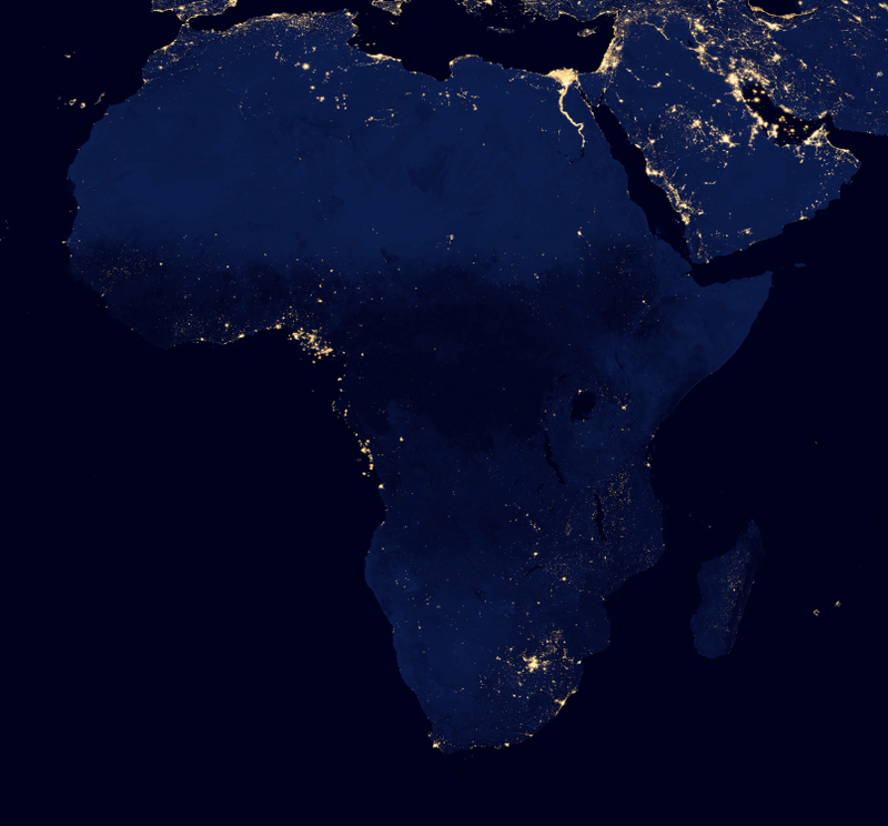 Illustration for article titled What do these nighttime satellite photos reveal about civilization?